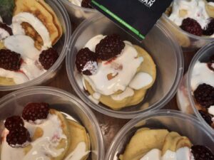 Keto Berries Pancakes