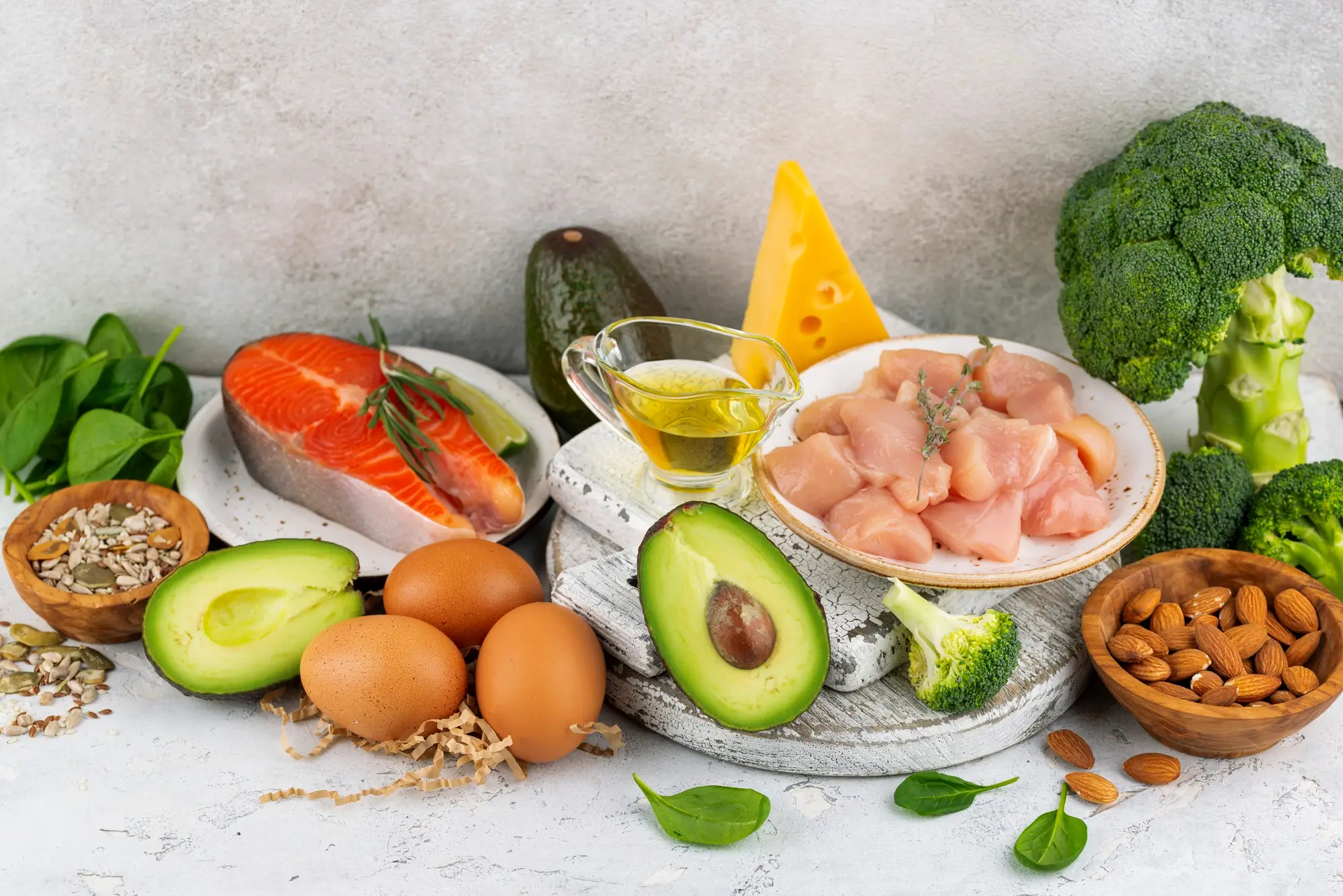 Foods linked to mood and mental health on a keto diet